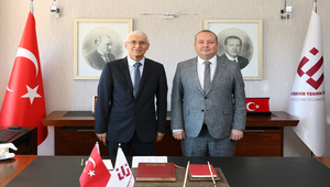 Eskişehir Meteoroloji 3. Bölge Müdürü İbrahim Göksu KAYIŞ’tan Rektör Prof. Dr. Adnan ÖZCAN’a Ziyaret