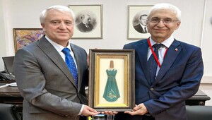 Rektör Prof. Dr. Adnan ÖZCAN, YÖK Başkan Vekili ve Yürütme Kurulu Üyesi Prof. Dr. Naci GÜNDOĞAN’ı Ziyaret Etti