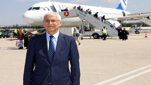 ESTÜ Hasan Polatkan Havalimanı, İlk Hac Kafilesini Karşıladı