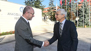 Rektör Prof. Dr. Adnan Özcan, Anadolu Üniversitesi Rektörü Prof. Dr. Fuat Erdal’a İadeiziyarette Bulundu 