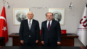 Türk Hava Kurumu (THK) Kayyum Heyeti Başkanı Vali Kemal Yurtnaç’tan Rektör Prof. Dr. Adnan Özcan’a Ziyaret