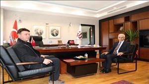 Eskişehir AFAD İl Müdürü Recep Bayar’dan Rektör Prof. Dr. Adnan Özcan’a Hayırlı Olsun Ziyareti