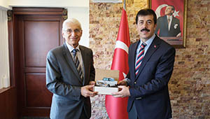 Rektör Prof. Dr. Adnan ÖZCAN, Kütahya Sağlık Bilimleri Üniversitesi (KSBÜ) Rektörü Prof. Dr. Ahmet TEKİN'e Hayırlı Olsun Ziyareti