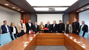 Eskişehir Dost Dernekler Federasyonundan ESTÜ Rektörü Prof. Dr. Adnan ÖZCAN’a Ziyaret