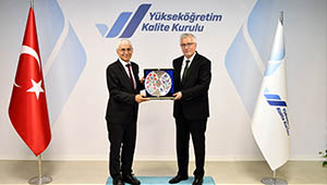 Rektör Prof. Dr. Adnan ÖZCAN, Yükseköğretim Kalite Kurulu (YÖKAK) Başkanı Prof. Dr. Ümit KOCABIÇAK'a Hayırlı Olsun Ziyaretinde Bulundu
