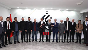 Eskişehirspor Kulübü Yönetim Kurulu Başkanı Erkan KOCA’dan Rektör Prof. Dr. Adnan ÖZCAN’a Ziyaret  