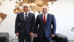  TURKCELL BİP Genel Müdürü YÜKSEKTEPE, Genel Müdür Yardımcısı SURAN ve ESİAD Başkanı IŞIK’tan Rektör ÖZCAN’a ziyaret