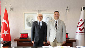 Eskişehir İl Sağlık Müdürü Prof. Dr. Uğur Bilge, Rektör Prof. Dr. Adnan Özcan’ı Ziyaret Etti