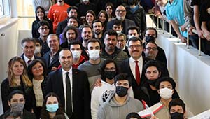 Sanayi ve Teknoloji Bakan Yardımcısı Mehmet Fatih Kacır ve TÜBİTAK Başkanı Prof. Dr. Hasan Mandal’dan Eskişehir Teknik Üniversitesi’ne Ziyaret 